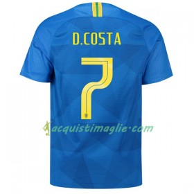 Divisa di Calcio Brasile D.Costa 7 Trasferta Mondiali 2018